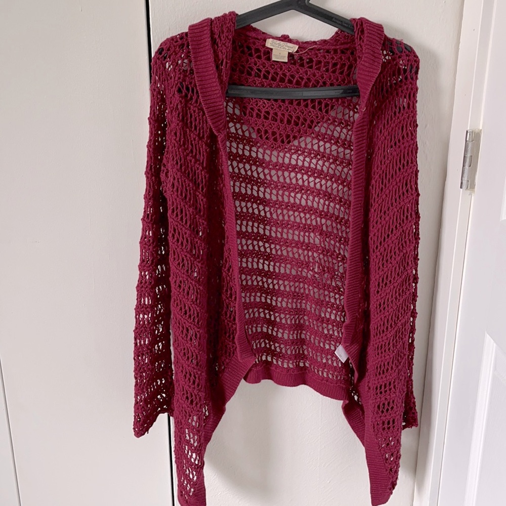 Crocheted lucky beans vintage hoodie